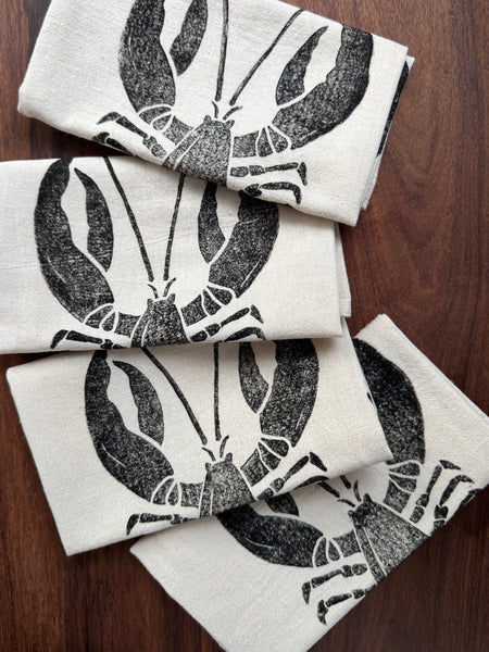 Napkin Set: Lobsters